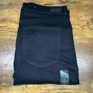 NEW Polo Ralph Lauren Tompkins Skinny High Rise Ankle Jeans‎ Black 34R Womens